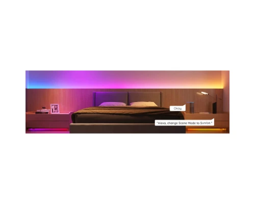 Світлодіодна стрічка Govee RGBIC Basic Wi-Fi + Bluetooth LED Strip Light With Protective Coating 5м Білий (H619A3D1) Світлодіодна стрічка Govee RGBIC Basic Wi-Fi + Bluetooth LED Strip Light With Protective Coating 5м Білий (H619A3D1)