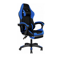 Крісло ігрове GT Racer X-6032 Black/Blue (X-6032 Fabric Black/Blue)