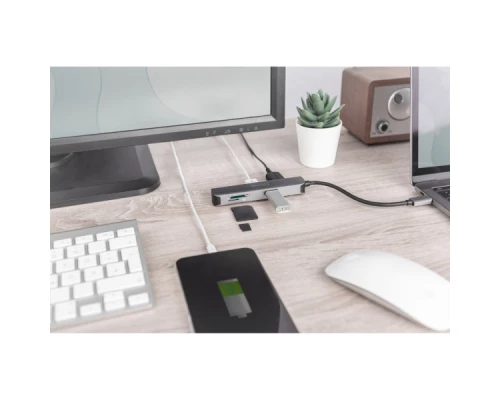 Концентратор Digitus Travel USB-C 5 Port (DA-70891) Концентратор Digitus Travel USB-C 5 Port (DA-70891)