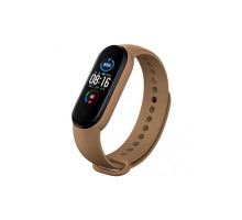 Ремінець до фітнес браслета BeCover Silicone для Xiaomi Mi Smart Band 5/6/7 Brown (707651)