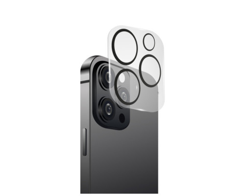 Скло захисне Intaleo Camera Lens Apple Iphone 15 Pro/15 Pro Max Black (1283126576867)