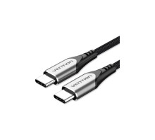 Дата кабель USB-C to USB-C 2.0m aluminum gray Vention (TADHH)