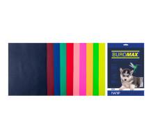 Папір Buromax А4, 80g, DARK+NEON, 10colors, 50sh (BM.2721050-99)