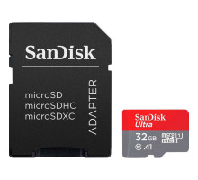 Карта пам'яті SanDisk 32GB microSDHC class 10 UHS-I A1 (SDSQUA4-032G-GN6IA)