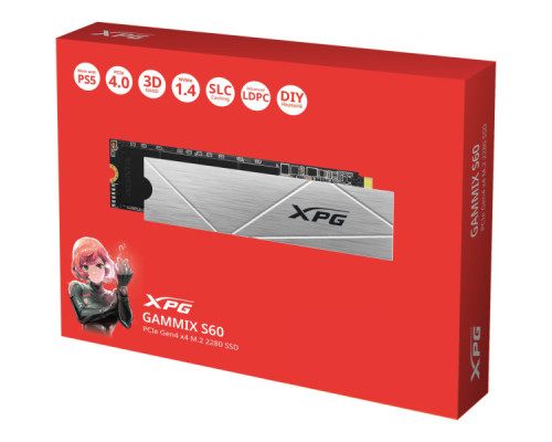 Накопичувач SSD M.2 2280 1TB XPG GAMMIX S60 ADATA (AGAMMIXS60-1T-CS)