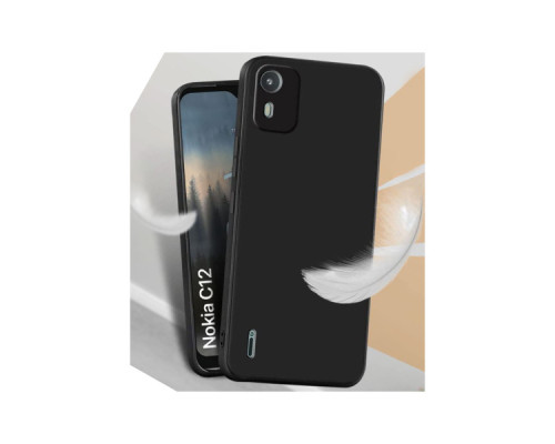 Чохол до мобільного телефона BeCover Nokia C12 Black (711777)