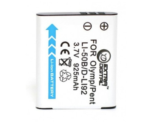 Акумулятор до фото/відео Extradigital Olympus Li-50B, Pentax D-Li92 (BDO2539)