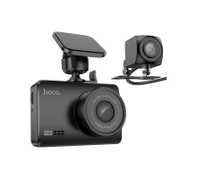 Відеореєстратор HOCO DV3 Driving recorder with display dual-channel Black (6942007608183)