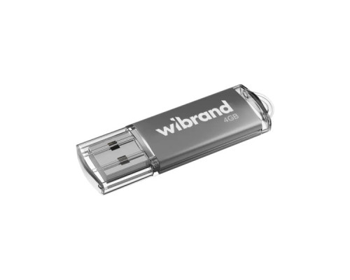 USB флеш накопичувач Wibrand 4GB Cougar Silver USB 2.0 (WI2.0/CU4P1S)