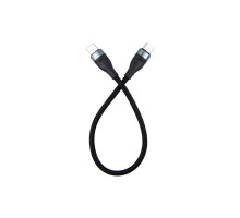 Дата кабель USB-C to USB-C 0.25m black Dengos (NTK-TC-TC-SHRT-BLACK)