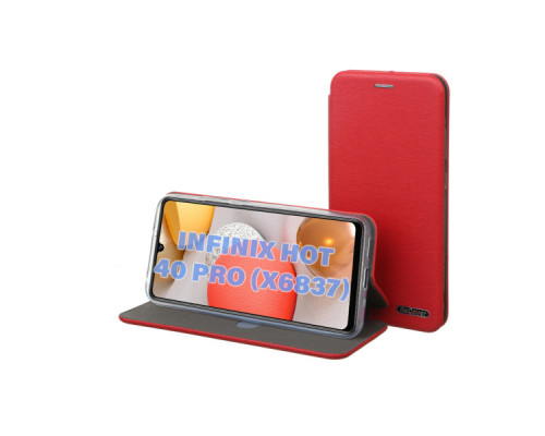 Чохол до мобільного телефона BeCover Exclusive Infinix Hot 40 Pro (X6837) Burgundy Red (711155)