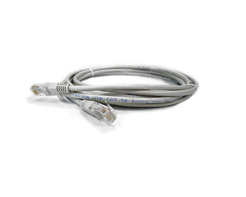 Патч-корд 3м, UTP, cat.5e, CU, 24AWG, grey Kingda (KD-PAUT3300GY)