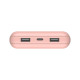 Батарея універсальна Belkin 20000mAh 15W, Dual USB-A, USB-C Rose Gold (BPB012BTRG)
