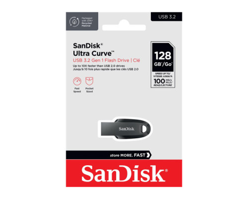 USB флеш накопичувач SanDisk 32GB Ultra Curve Black USB 3.2 (SDCZ550-032G-G46)
