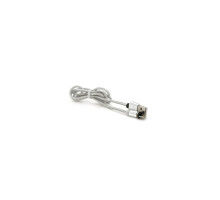 Дата кабель USB 2.0 to Lightning 1.0m 2A magnetic nylon silver Pipo (18168)