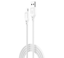 Дата кабель USB 2.0 AM to Micro 5P 1.0m braided white XO (NB235_M_White)