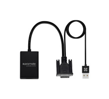 Кабель мультимедійний HDMI to VGA/USB prolink-v2h.black Promate (prolink-v2h.black)