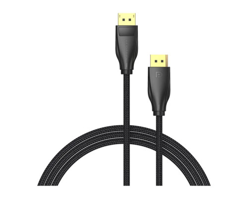 Кабель мультимедійний DisplayPort M to DisplayPort M 2.0m 8K60Hz black Vention (HCCBH)