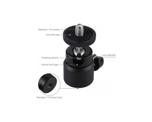 Голова штативна Puluz 1/4" (PU412) Голова штативна Puluz 1/4" (PU412)