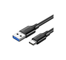 Дата кабель USB 3.0 AM to USB-C 0.5m 3A US184 black Ugreen (20881)