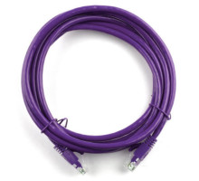 Патч-корд 10м, RJ-45, Cat.5e, CU, мідь, фіолетовий Ritar (PCR-CU/10Pe / 04292)