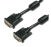 Кабель мультимедійний DVI to DVI 24+1pin, 5.0m Digitus (AK-320101-050-S)