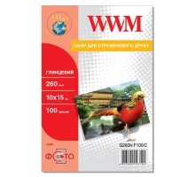 Фотопапір WWM 10x15 (G260N.F100/C)