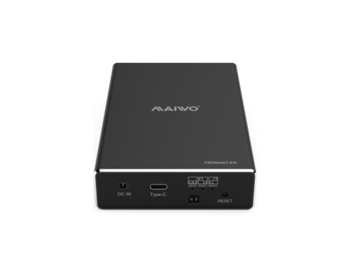 Кишеня зовнішня Maiwo 2*HDD 2.5" SATA/SSD up to 9.5mm USB3.1 GEN2 Type-C, RAID 0,1 (K25272C)