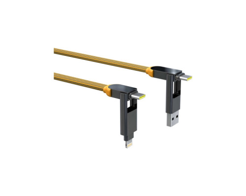 Дата кабель 6in1 inCharge XL 3.0m yellow Rolling Square (XLL03R)