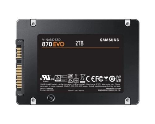 Накопичувач SSD 2.5" 2TB 870 EVO Samsung (MZ-77E2T0BW) Накопичувач SSD 2.5" 2TB 870 EVO Samsung (MZ-77E2T0BW)