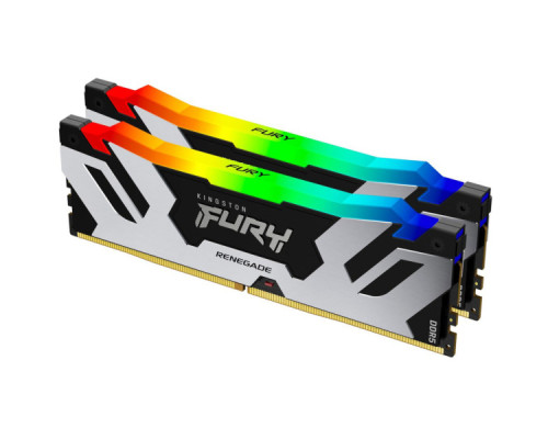 Модуль пам'яті для комп'ютера DDR5 96GB (2x48GB) 6000 MHz Renegade RGB XMP Kingston Fury (ex.HyperX) (KF560C32RSAK2-96)