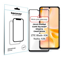 Скло захисне BeCover ZTE Blade A36 / Nubia A36 Black (714373)