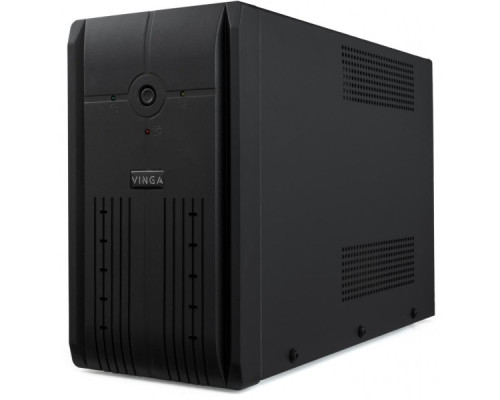 Пристрій безперебійного живлення Vinga LED 650VA metal case with USB (VPE-650PRMU)