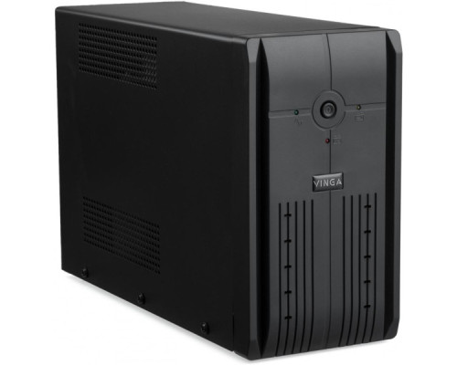 Пристрій безперебійного живлення Vinga LED 650VA metal case with USB (VPE-650PRMU)