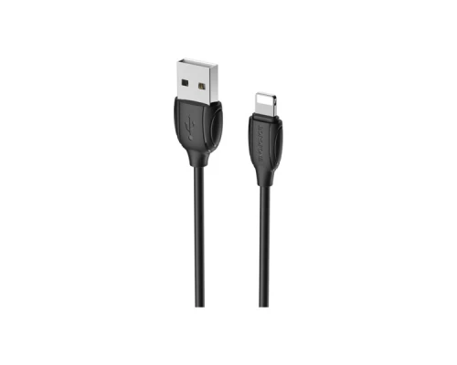Дата кабель USB 2.0 AM to Lightning 1.0m BX19 Benefit 3A Black BOROFONE (BX19LB) Дата кабель USB 2.0 AM to Lightning 1.0m BX19 Benefit 3A Black BOROFONE (BX19LB)