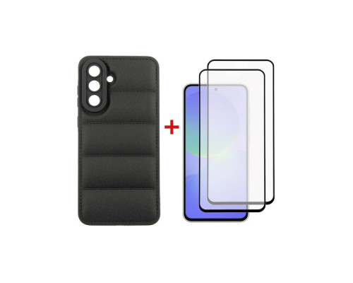 Чохол до мобільного телефона Dengos Kit Samsung Galaxy A36 Soft + 2 pcs glass (Black) (DG-CTG2P-13) Чохол до мобільного телефона Dengos Kit Samsung Galaxy A36 Soft + 2 pcs glass (Black) (DG-CTG2P-13)
