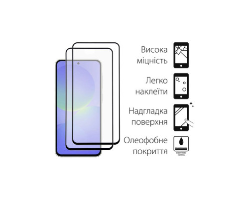 Чохол до мобільного телефона Dengos Kit Samsung Galaxy A36 Soft + 2 pcs glass (Black) (DG-CTG2P-13) Чохол до мобільного телефона Dengos Kit Samsung Galaxy A36 Soft + 2 pcs glass (Black) (DG-CTG2P-13)