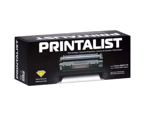 Картридж Printalist Canon 069H Yellow 5500 ст. (Canon-069HY-PL)
