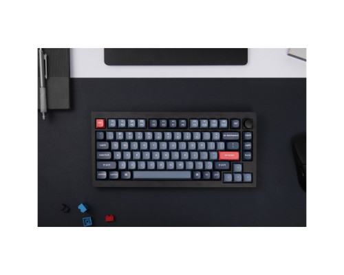 Клавіатура Keychron V1 Max Gateron Jupiter Red QMK Hot-swap Wireless/Bluetooth/USB UA Black (V1MD1_KEYCHRON)