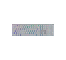 Клавіатура Canyon HKB-W11 Slim Dual Mode Wireless/Bluetooth RGB UA Grey (CNS-HBTK11G)