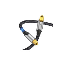 Кабель мультимедійний Optical Toslink 3.0m 5.1ch gray Vention (BAVHI)