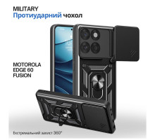 Чохол до мобільного телефона BeCover Military Motorola Edge 60 Fusion Black (715522)