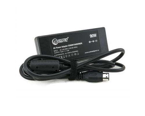 Блок живлення до ноутбуку Extradigital HP 18.5V, 4.9A, 90W (oval) (PSH3838)