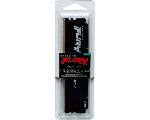Модуль пам'яті для комп'ютера DDR5 64GB 5600 MHz Beast Black Kingston Fury (ex.HyperX) (KF556C36BBE-64)