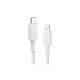 Дата кабель USB 2.0 AM to Lightning 0.9m White Anker (A81B5H21/A81B5G21)