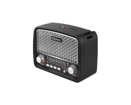 Портативний радіоприймач REAL-EL X-520 Black (EL121800006)