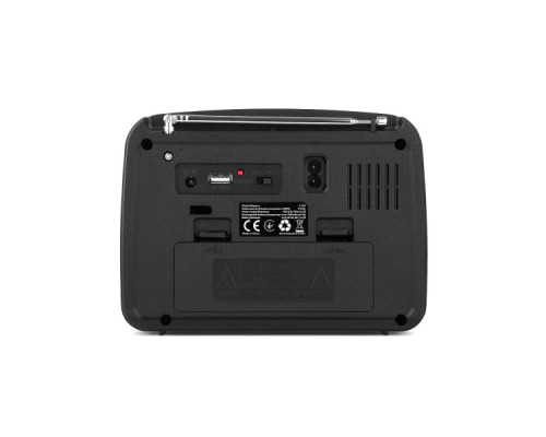 Портативний радіоприймач REAL-EL X-520 Black (EL121800006)
