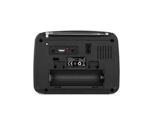 Портативний радіоприймач REAL-EL X-520 Black (EL121800006)