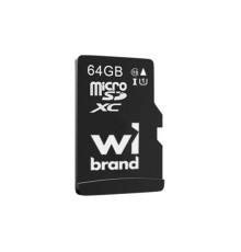 Карта пам'яті Wibrand 64GB mictoSD class 10 UHS-I (WICDXU1/64GB)