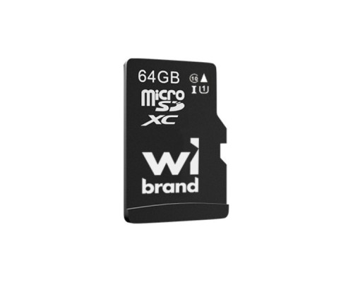 Карта пам'яті Wibrand 64GB mictoSD class 10 UHS-I (WICDXU1/64GB)